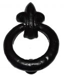 Large Ring Type Door Knocker in Black Cast Iron SPECIAL OFFER (37140)